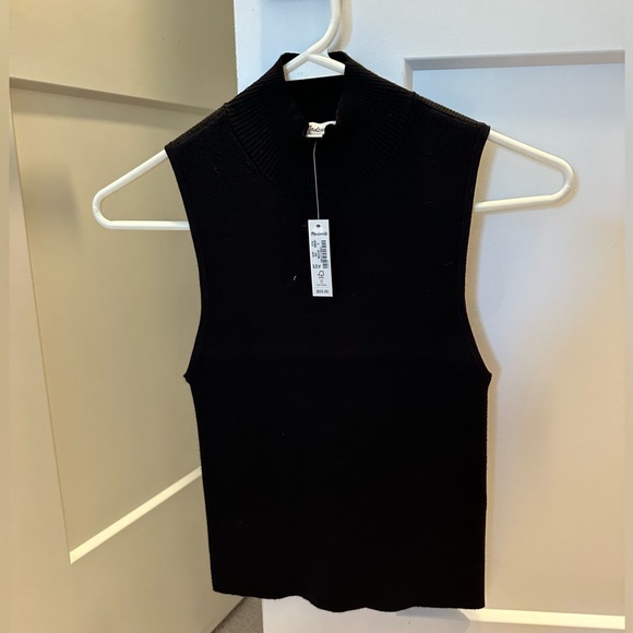 New with tags, madewell, small, black “mock neck” tank. Very comfy. - Picture 5 of 9